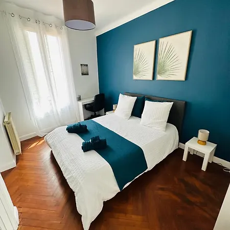 Reve Bleu De - Terrace - & Tram 5 Min Apartamento Niza